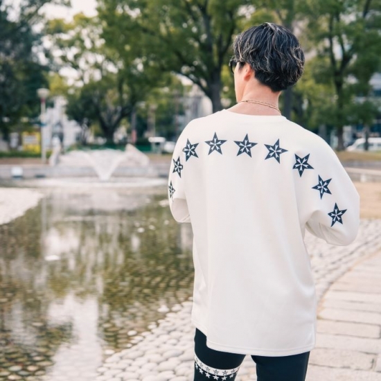 両A面®スムースロングTシャツ ホワイト | 【公式】Lill one STAR®〈リルワンスター®〉